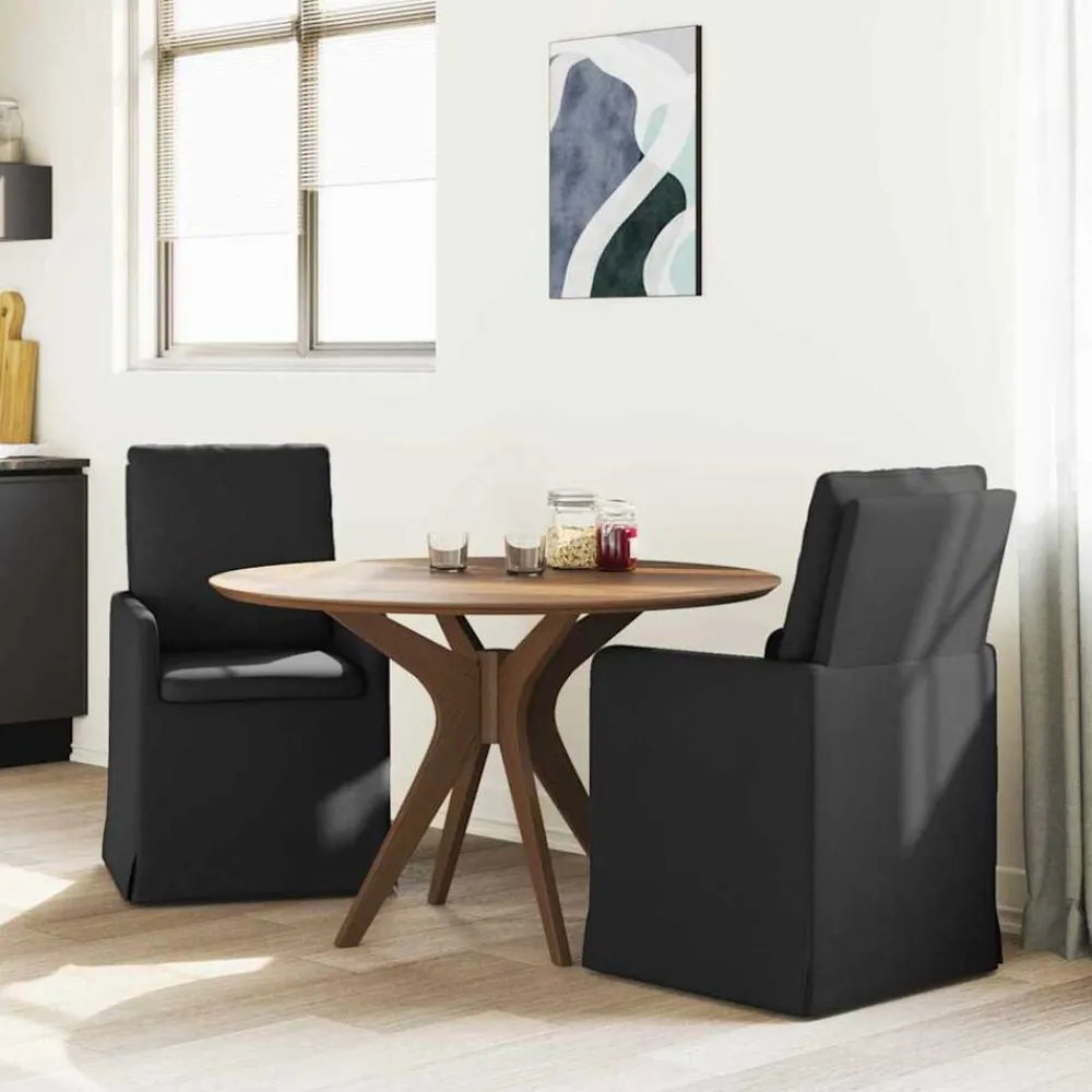 vidaXL Chaises de salle à manger 2 pcs 57 x 67 x 98 cm tissu