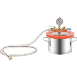 Accessoires De Quincaillerie-vidaXL Chambre à vide Inox 3,7 L