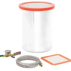 Accessoires De Quincaillerie-vidaXL Chambre sous vide Acier inoxydable 22,7 L