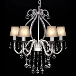 vidaXL Chandelier avec 2300 cristaux Blanc