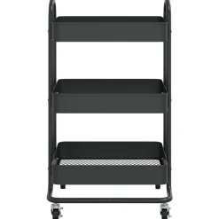 vidaXL Chariot à 3 niveaux 43x34x79 cm Acier