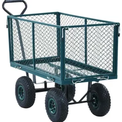 Outils-vidaXL Chariot à main de jardin 350 kg Vert