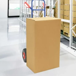 Outils-vidaXL Chariot à main extensible et Rouge 49,5 x 53 x 114 cm Bleu