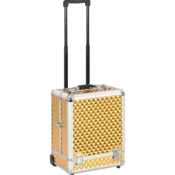 vidaXL Chariot à maquillage 35x29x45 cm Aluminium