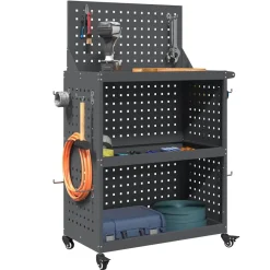 vidaXL Chariot à outils avec étagère 65 x 35 x 111 cm
