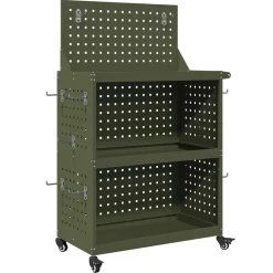 vidaXL Chariot à outils avec étagère 65 x 35 x 111 cm