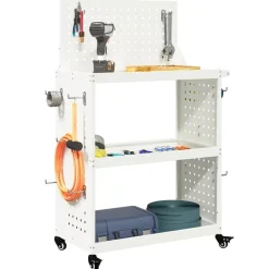 vidaXL Chariot à outils 65 x 35 x 111 cm Acier laminé à froid