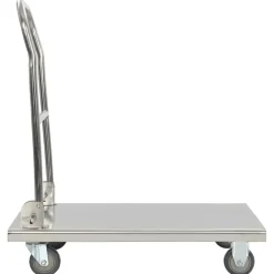 vidaXL Chariot à plateforme Argenté 82x53x86 cm Acier inoxydable