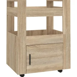 vidaXL Chariot de cuisine Chêne sonoma 60x45x80 cm Bois d'ingénierie