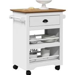 vidaXL Chariot de cuisine BODO 67,5x45x80 cm