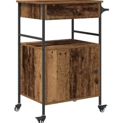 vidaXL Chariot de cuisine 56 x 43 x 89,5 cm