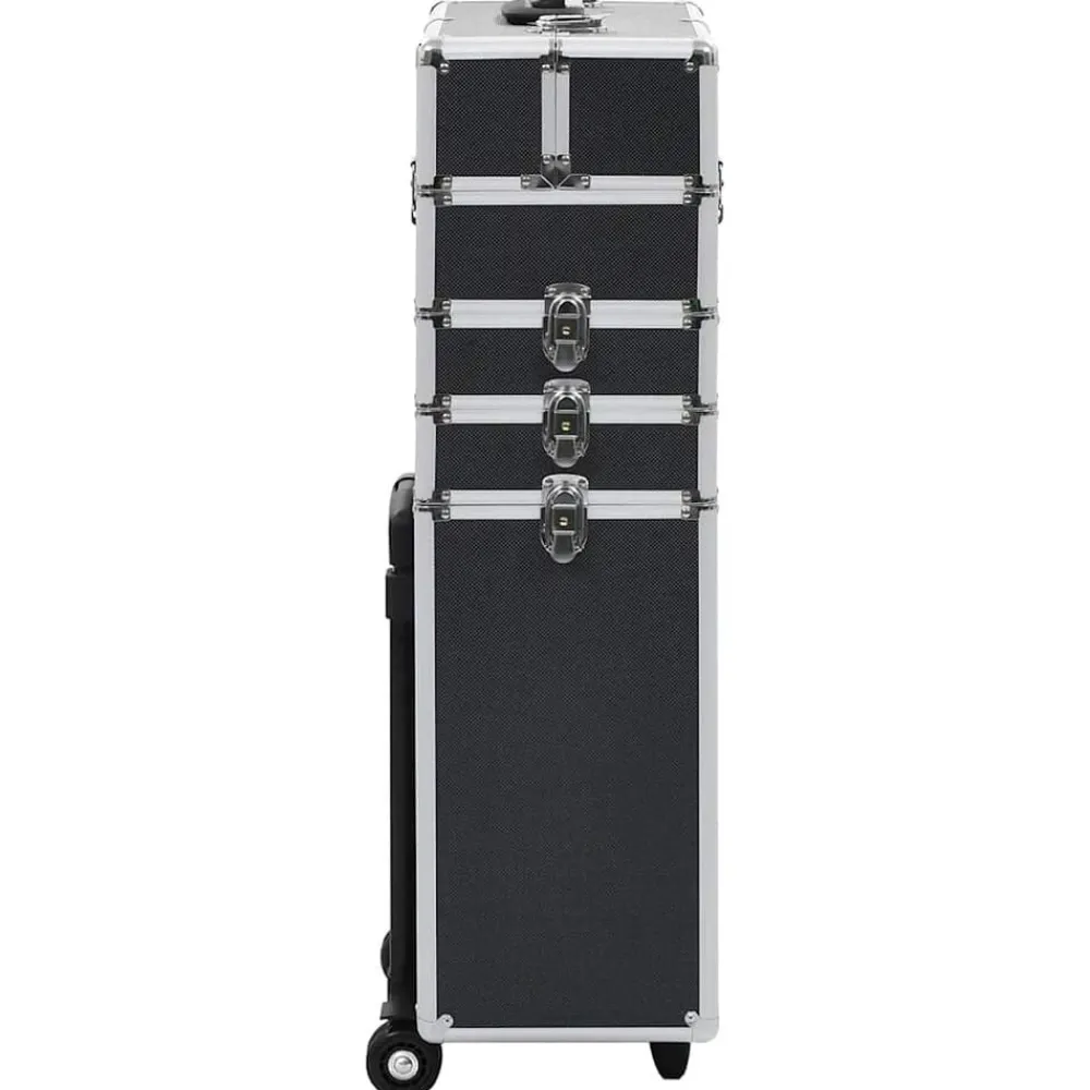 Bagages & Maroquinerie-vidaXL Chariot de maquillage Aluminium Noir