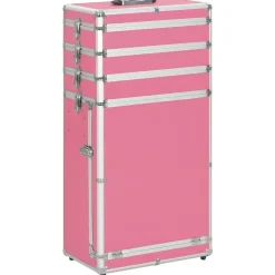 vidaXL Chariot de maquillage Aluminium