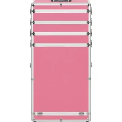 vidaXL Chariot de maquillage Aluminium