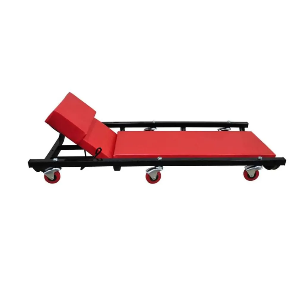 Pièces Détachées Pour Véhicules-vidaXL Chariot de visite réglable avec 6 roulettes