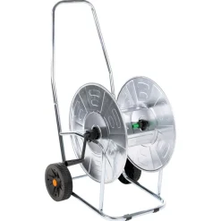 vidaXL Chariot d'enrouleur pour tuyau de 80 m 3/4" acier