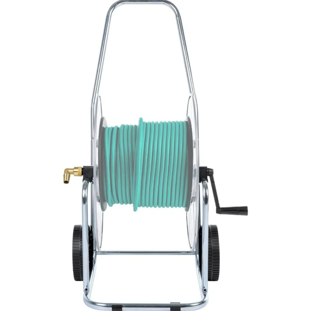 vidaXL Chariot d'enrouleur pour tuyau de 80 m 3/4" acier