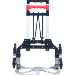 Outils-vidaXL Chariot d'escalier pliable 70 kg Aluminium Argenté