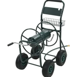 Accessoires De Quincaillerie-vidaXL Chariot dévidoir avec connecteur de tuyau 1/2" 75 m Acier