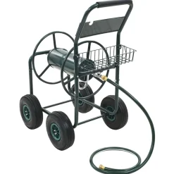 Accessoires De Quincaillerie-vidaXL Chariot dévidoir avec connecteur de tuyau 1/2