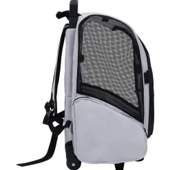 Articles Pour Animaux De Compagnie-vidaXL Chariot polyvalent pliable pour animaux de compagnie Gris