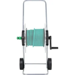 Accessoires De Quincaillerie-vidaXL Chariot pour enrouleur de tuyau de 50 m 1/2" ou 35 m 3/4" acier