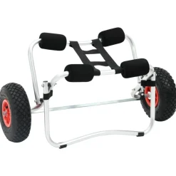 Pièces Détachées Pour Véhicules-vidaXL Chariot pour kayak Aluminium