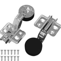Accessoires De Quincaillerie-vidaXL Charnière 2 pcs Argenté 35 mm Fer