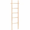 Outils-vidaXL Échelle à serviettes 170 cm Bois massif de noyer