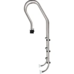 vidaXL Échelle de piscine à 3 échelons Acier inoxydable 304 120 cm