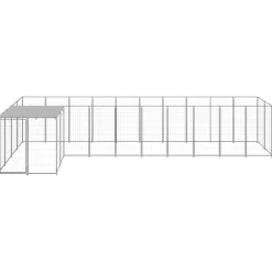 vidaXL Chenil é 7,26 m² Acier