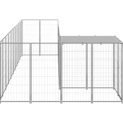 vidaXL Chenil é 7,26 m² Acier