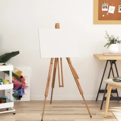 Fournitures De Bureau-vidaXL Chevalet 100x104x172 cm bois de hêtre massif