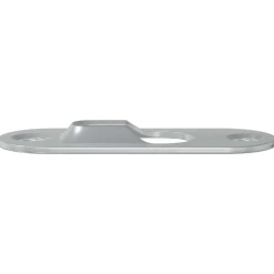 vidaXL Cintre à trou de serrure 2 pcs Argenté 45 x 16 x 3.5 mm Fer