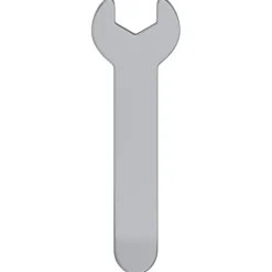 vidaXL Clé 2 pcs Argenté 10 mm Fer