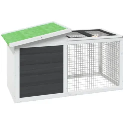 vidaXL Clapier 100,5x54x55 cm bois de pin massif