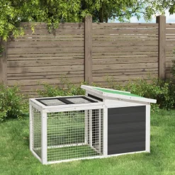vidaXL Clapier 100,5x54x55 cm bois de pin massif