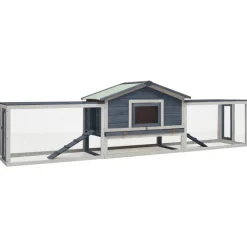vidaXL Clapier 310x70x87 cm Pin massif et sapin