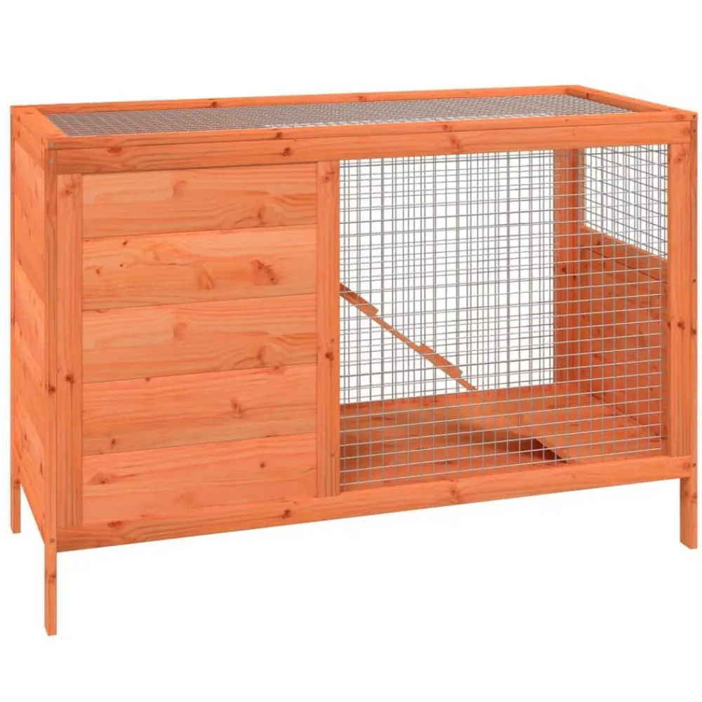 vidaXL Clapier 103x44x69,5 cm bois de pin massif