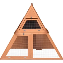 Articles Pour Animaux De Compagnie-vidaXL Clapier 152x127x109,5 cm Bois de sapin massif