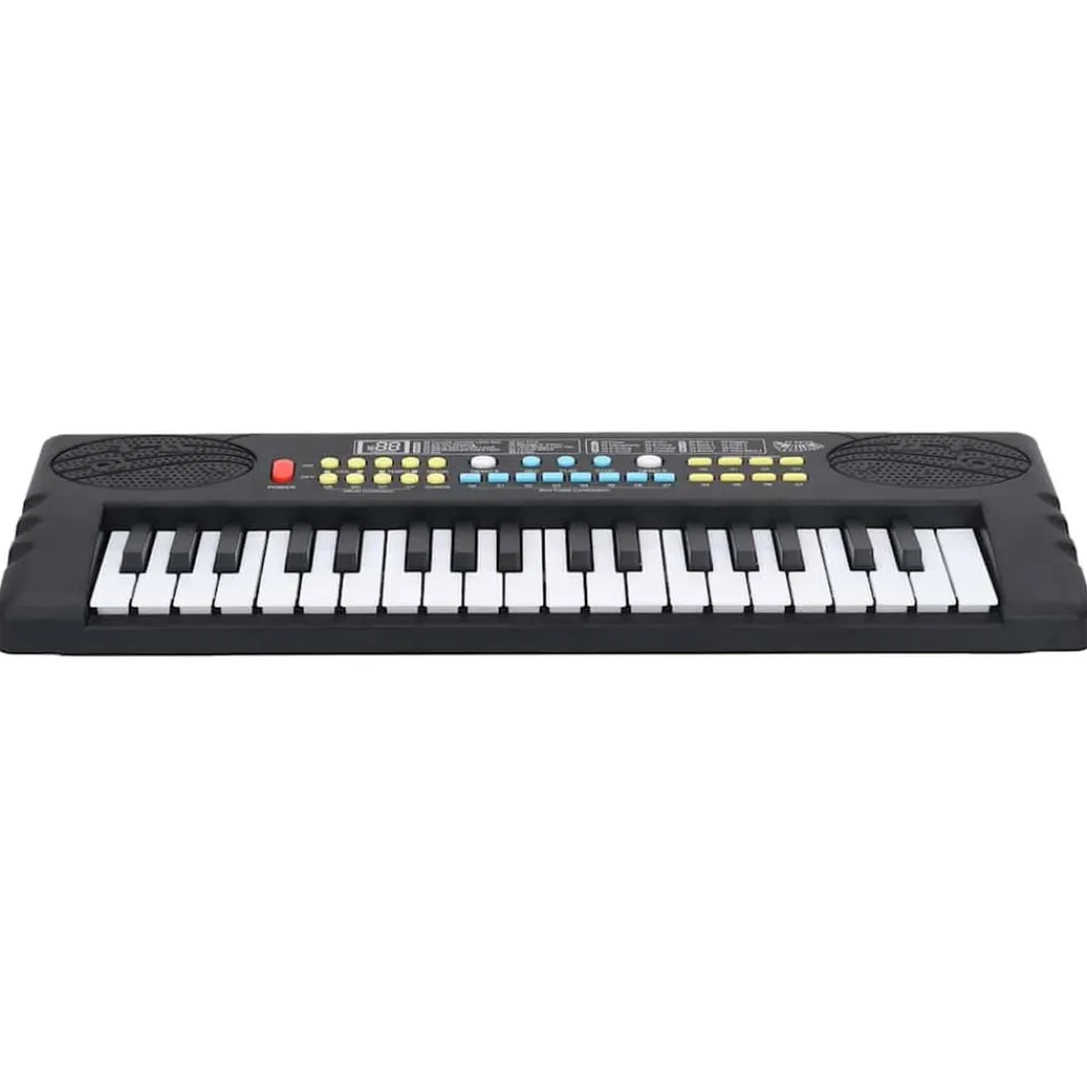 vidaXL Clavier de piano électrique 37 touches et microphone d'enfants