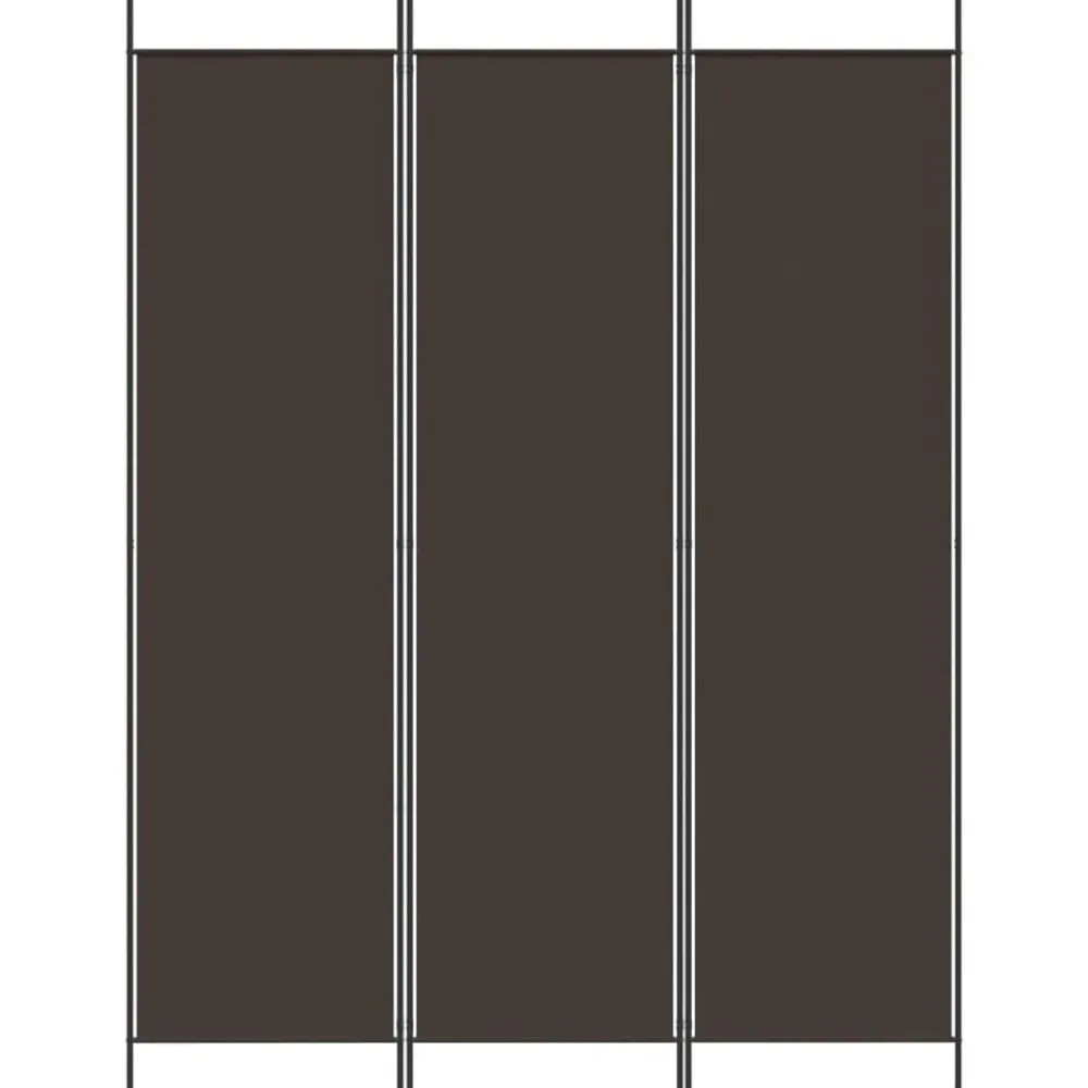 vidaXL Cloison de séparation 3 panneaux 150x200 cm Tissu