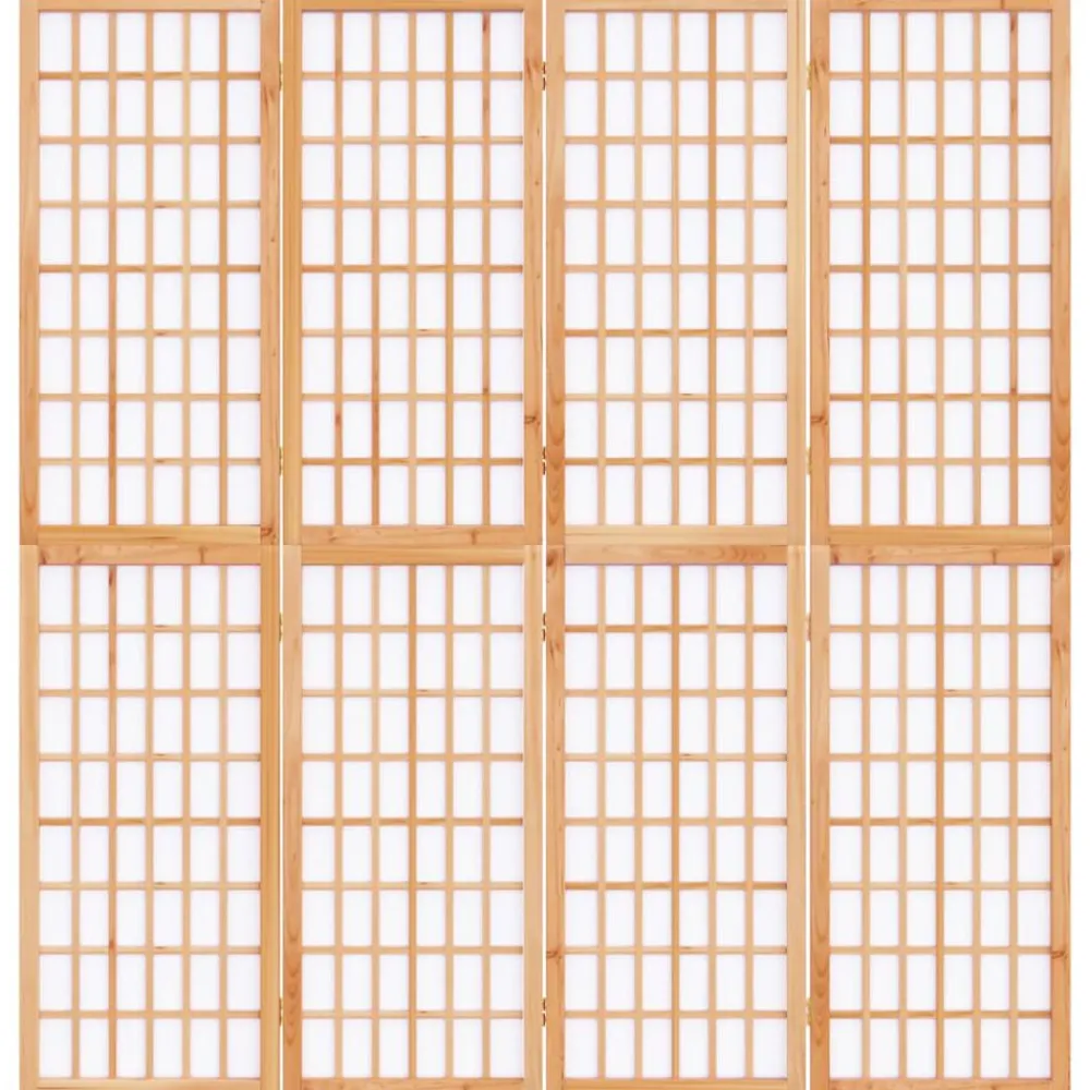 vidaXL Cloison de séparation pliable 4 panneaux 160x170 cm