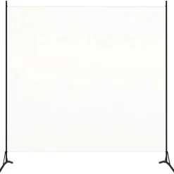 Séparateurs De Pièces-vidaXL Cloison de séparation 175x180 cm tissu Blanc