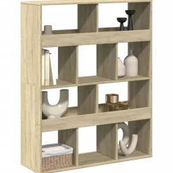 Étagères-vidaXL Cloison de séparation chêne sonoma bois d'ingénierie Ch&ecirc;ne sonoma