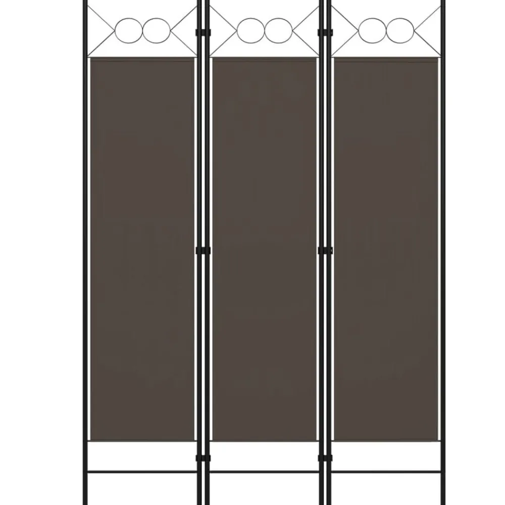 Séparateurs De Pièces-vidaXL Cloison de séparation 3 panneaux 120x180 cm Anthracite