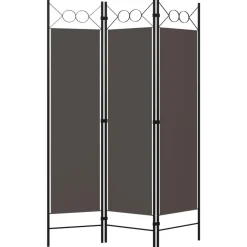Séparateurs De Pièces-vidaXL Cloison de séparation 3 panneaux 120x180 cm Anthracite