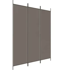Séparateurs De Pièces-vidaXL Cloison de séparation 3 panneaux 150x200 cm Tissu Anthracite