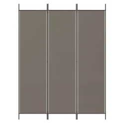 Séparateurs De Pièces-vidaXL Cloison de séparation 3 panneaux 150x200 cm Tissu Anthracite