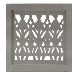 vidaXL Cloison de séparation 3 panneaux 120x165 cm Bois manguier